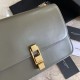 Replicas YSL Saint Laurent Carre Satchel Suede Bag Light Green Baratos Imitacion