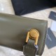 Replicas YSL Saint Laurent Carre Satchel Suede Bag Light Green Baratos Imitacion