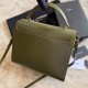 Replicas YSL Saint Laurent Cassandra Bolso mediano con asa superior verde claro Baratos Imitacion