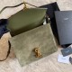 Replicas YSL Saint Laurent Cassandra Bolso mediano con asa superior verde claro Baratos Imitacion