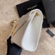 Replicas YSL Saint Laurent Medium Sobre Bolsa Mix Matelasse Blanco Baratos Imitacion