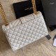 Replicas YSL Saint Laurent Medium Sobre Bolsa Mix Matelasse Blanco Baratos Imitacion