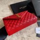 Replicas YSL Saint Laurent Medium Sobre Bolsa Mix Matelasse Rojo Baratos Imitacion