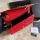 Replicas YSL Saint Laurent Medium Sobre Bolsa Mix Matelasse Rojo Baratos Imitacion