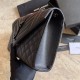 Replicas YSL Saint Laurent Medium Envelope Bolso Mix Matelasse Negra Hardware Baratos Imitacion