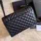 Replicas YSL Saint Laurent Medium Envelope Bolso Mix Matelasse Negra Hardware Baratos Imitacion