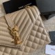 Replicas YSL Saint Laurent Medium Sobre Bag Mix Matelasse Apricot Baratos Imitacion