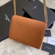 Replicas YSL Saint Laurent Cassandra Medium Suede Bolso Brown Baratos Imitacion