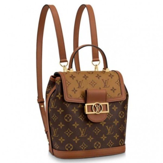 Replicas Louis Vuitton Dauphine Mochila PM Monogram Reverse M45142 Baratos Imitacion