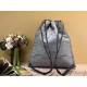 Replicas Louis Vuitton Mochila con cordón Monogram Gris-negro M44940 Baratos Imitacion