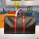 Replicas Louis Vuitton Bolsos Keepall Bandouliere 50 Monogram Red M44740 Baratos Imitacion