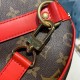 Replicas Louis Vuitton Bolsos Keepall Bandouliere 50 Monogram Red M44740 Baratos Imitacion