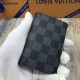 Replicas Louis Vuitton Organizador de bolsillo Damier Graphite N63143 Baratos Imitacion