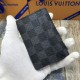 Replicas Louis Vuitton Organizador de bolsillo Damier Graphite N63143 Baratos Imitacion