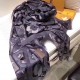 Replicas Louis Vuitton Anthracite Kamonogram Stole M71035 Baratos Imitacion