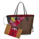 Replicas Louis Vuitton Neverfull MM Kabuki Stickers M43499 Baratos Imitacion