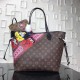 Replicas Louis Vuitton Neverfull MM Kabuki Stickers M43499 Baratos Imitacion