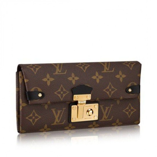 Replicas Louis Vuitton Triangle Billetera Monogram Canvas M61499 Baratos Imitacion