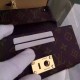 Replicas Louis Vuitton Triangle Billetera Monogram Canvas M61499 Baratos Imitacion