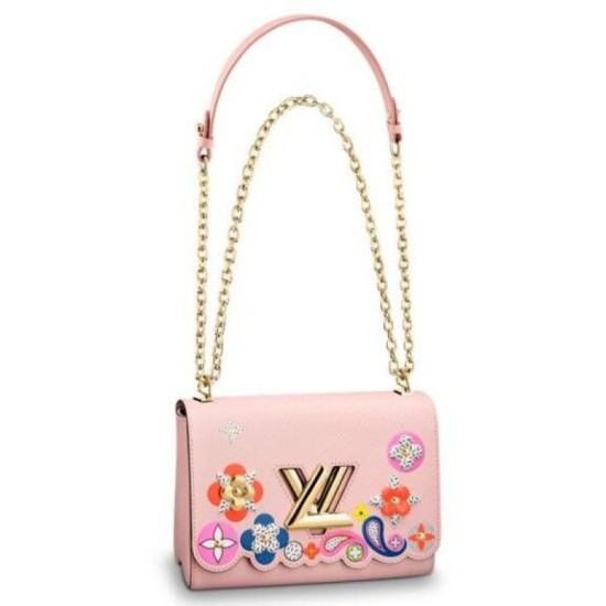 Replicas Louis Vuitton Twist MM Bolsos Epi Flower M54858 Baratos Imitacion