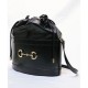 Replicas Gucci 1955 Horsebit Bucket Bolsos 602118 Negro Baratos Imitacion