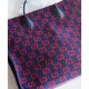 Replicas Gucci Bolso tote de lana GG 598169 Azul oscuro Baratos Imitacion