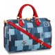 Replicas Gucci Speedy Bandouliere 30 Monogram Denim M45041 Baratos Imitacion