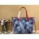 Replicas Louis Vuitton Neverfull MM Bag Monogram Denim M44981 Baratos Imitacion