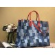 Replicas Louis Vuitton Onthego GM Bag Monogram Denim M44992 Baratos Imitacion