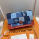 Replicas Louis Vuitton Flore Chain Wallet Monogram Denim M69036 Baratos Imitacion