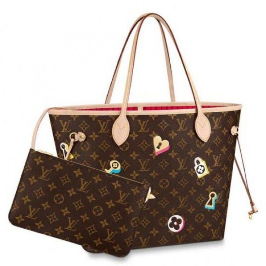 Replicas Louis Vuitton Bolso Neverfull MM Monogram Flowers M44364 Baratos Imitacion