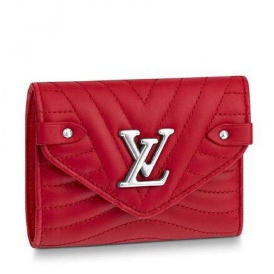 Replicas Louis Vuitton Cartera compacta New Wave M63428 de , roja Baratos Imitacion