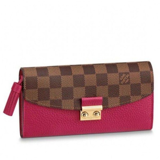 Replicas Louis Vuitton Croisette Cartera Damier Ebene N60207 Baratos Imitacion