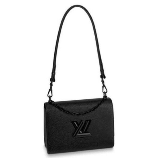 Replicas Louis Vuitton Twist MM All Black Epi M53236 Baratos Imitacion