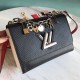 Replicas Louis Vuitton TWIST MM Love Lock encantos M52894 Baratos Imitacion