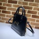 Replicas Gucci 1955 Horsebit Small Top Handle Bag 621220 Negro Baratos Imitacion