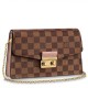 Replicas Louis Vuitton Cartera Croisette Cadena Damier Ebene N60287 Baratos Imitacion