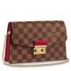 Replicas Louis Vuitton Cartera Croisette Cadena Damier Ebene N60288 Baratos Imitacion