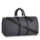 Replicas Louis Vuitton Keepall Bandouli es 55 Damier Graphite N41413 Baratos Imitacion