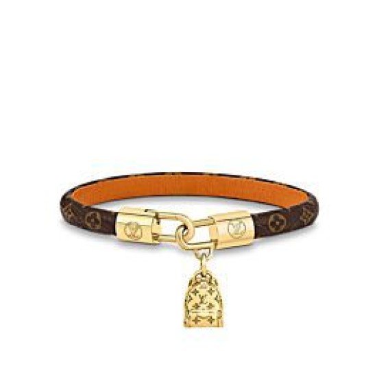 Replicas Louis Vuitton LV Palm Springs Pulsera M6788E Marrón Baratos Imitacion