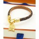 Replicas Louis Vuitton LV Palm Springs Pulsera M6788E Marrón Baratos Imitacion