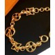 Replicas Louis Vuitton Crazy In Lock Pulsera M69583 Dorado Baratos Imitacion