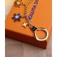 Replicas Louis Vuitton LV Snowflakes Chain Bag Charm Dorado Baratos Imitacion