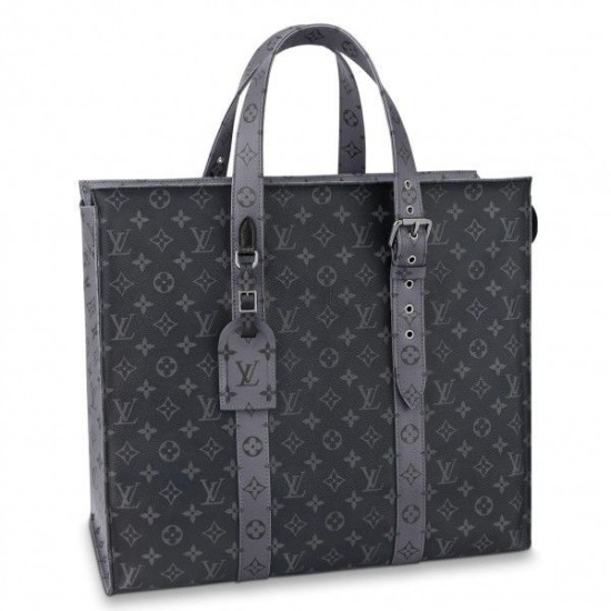 Replicas Louis Vuitton New Cabas Zippe GM Monogram Eclipse M45379 Baratos Imitacion