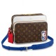 Replicas Bolso mensajero Louis Vuitton LV x NBA Nil M45584 Baratos Imitacion