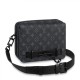 Replicas Louis Vuitton Steamer Messenger Bag Monogram Eclipse M45585 Baratos Imitacion