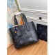 Replicas Louis Vuitton Cabas Voyage Tote Taurillon Shadow M57290 Baratos Imitacion