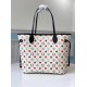 Replicas Louis Vuitton Game On Neverfull MM Bolso blanco M57462 Baratos Imitacion