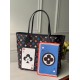 Replicas Louis Vuitton Game On Neverfull MM Bolso negro M57483 Baratos Imitacion