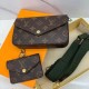 Replicas Louis Vuitton Feicie Correa & amp; amp; Go Monogram Canvas M80091 Baratos Imitacion